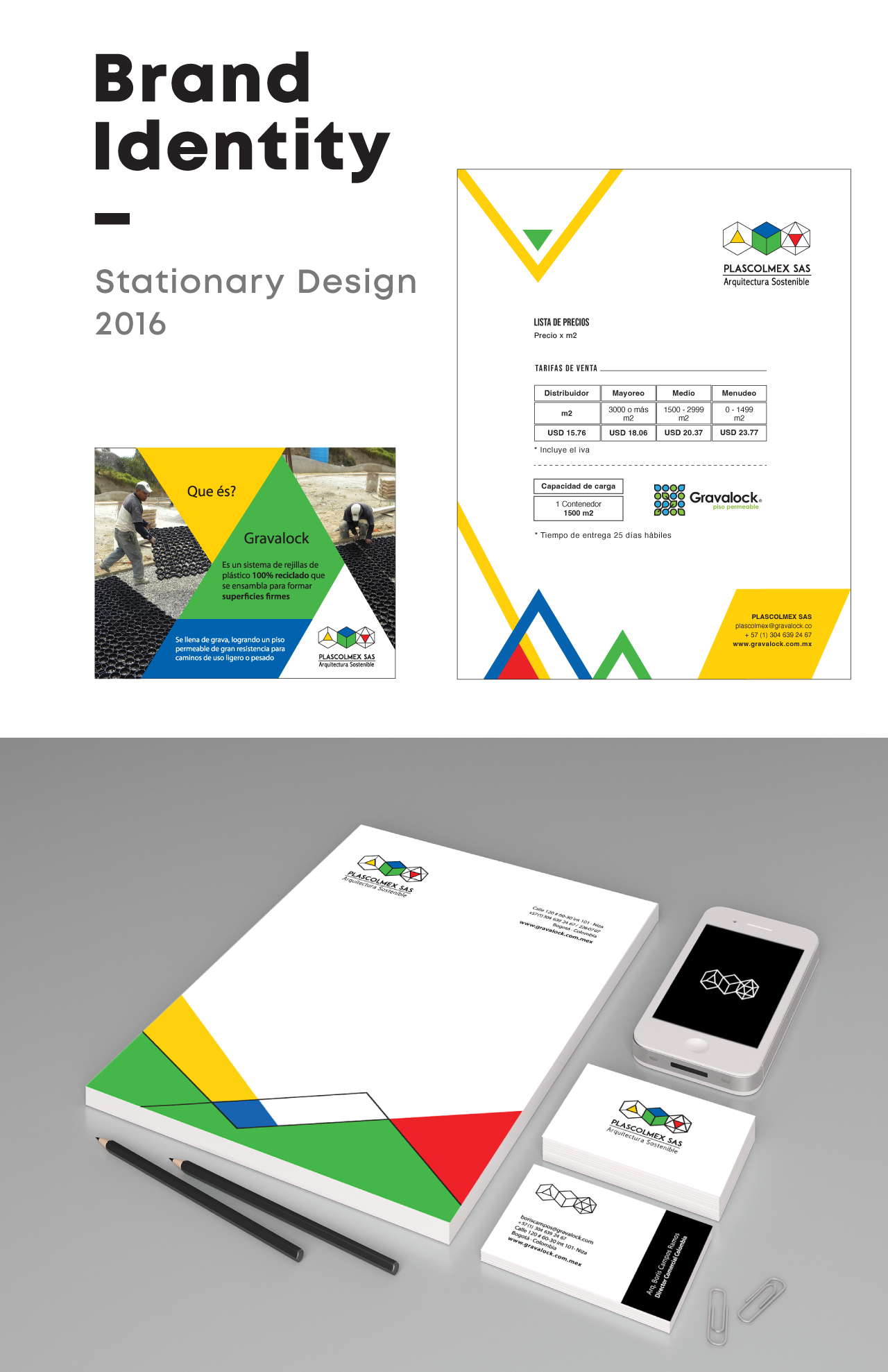 Plascolmex branding board