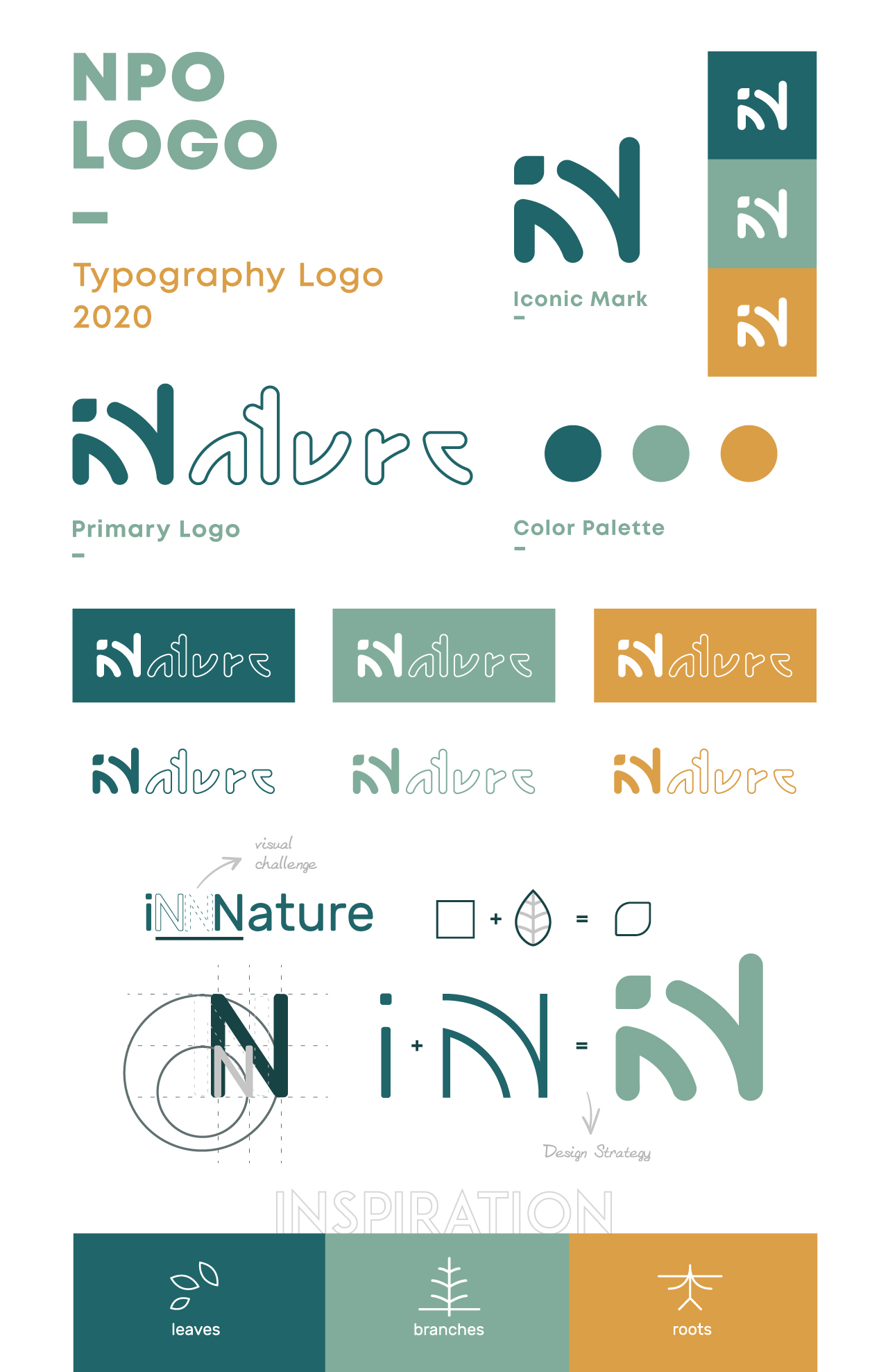 Logo Identity Board for Innature